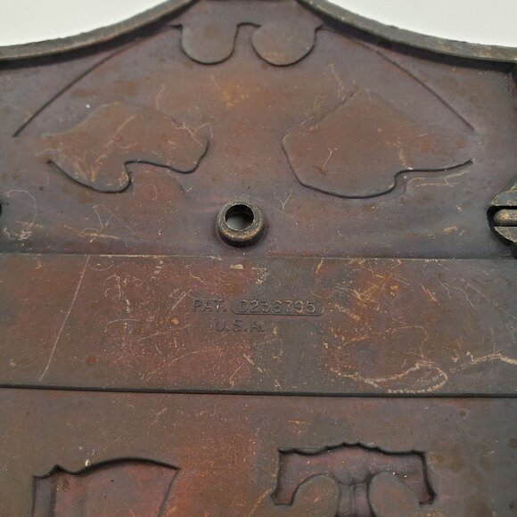 Heritage Door Knocker Plaque Colonial Eagle Liberty Bell Flag Bicentennial - Picture 7 of 8